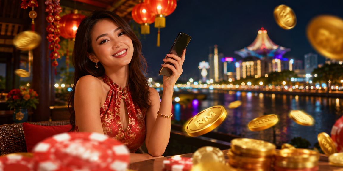 Pemain kasino mudah alih di Kuching mengakses meja kasino langsung dengan telefon Android